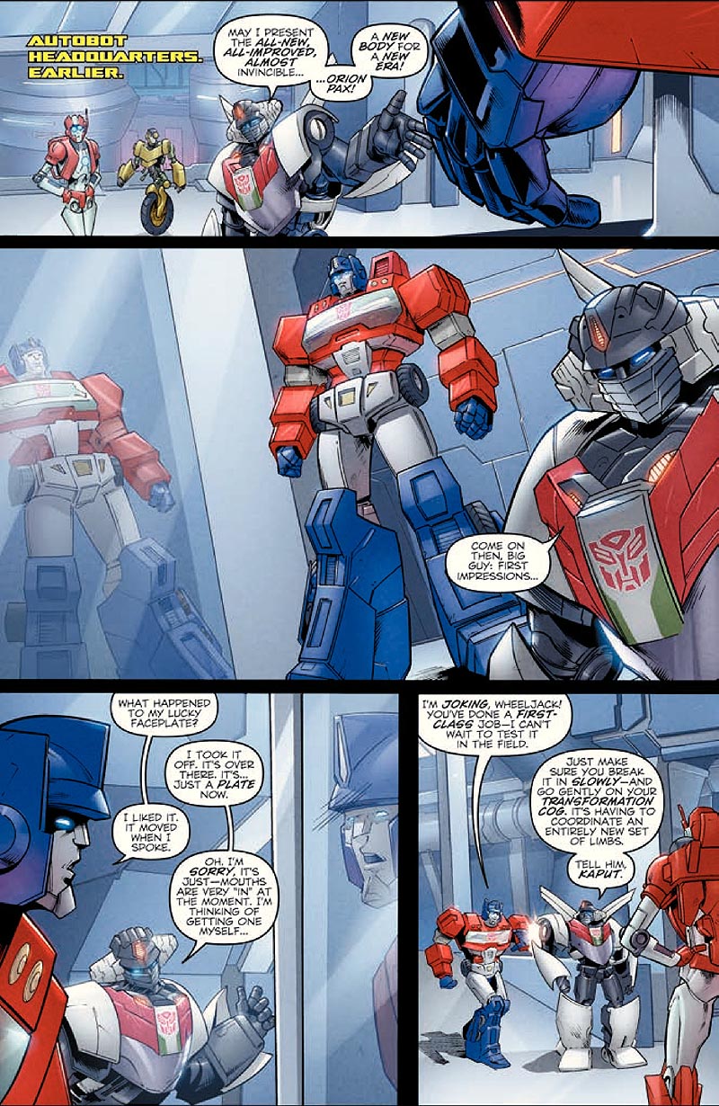 Transformers: Dark Prelude Trade Paper Back 10 Page Comics Preview